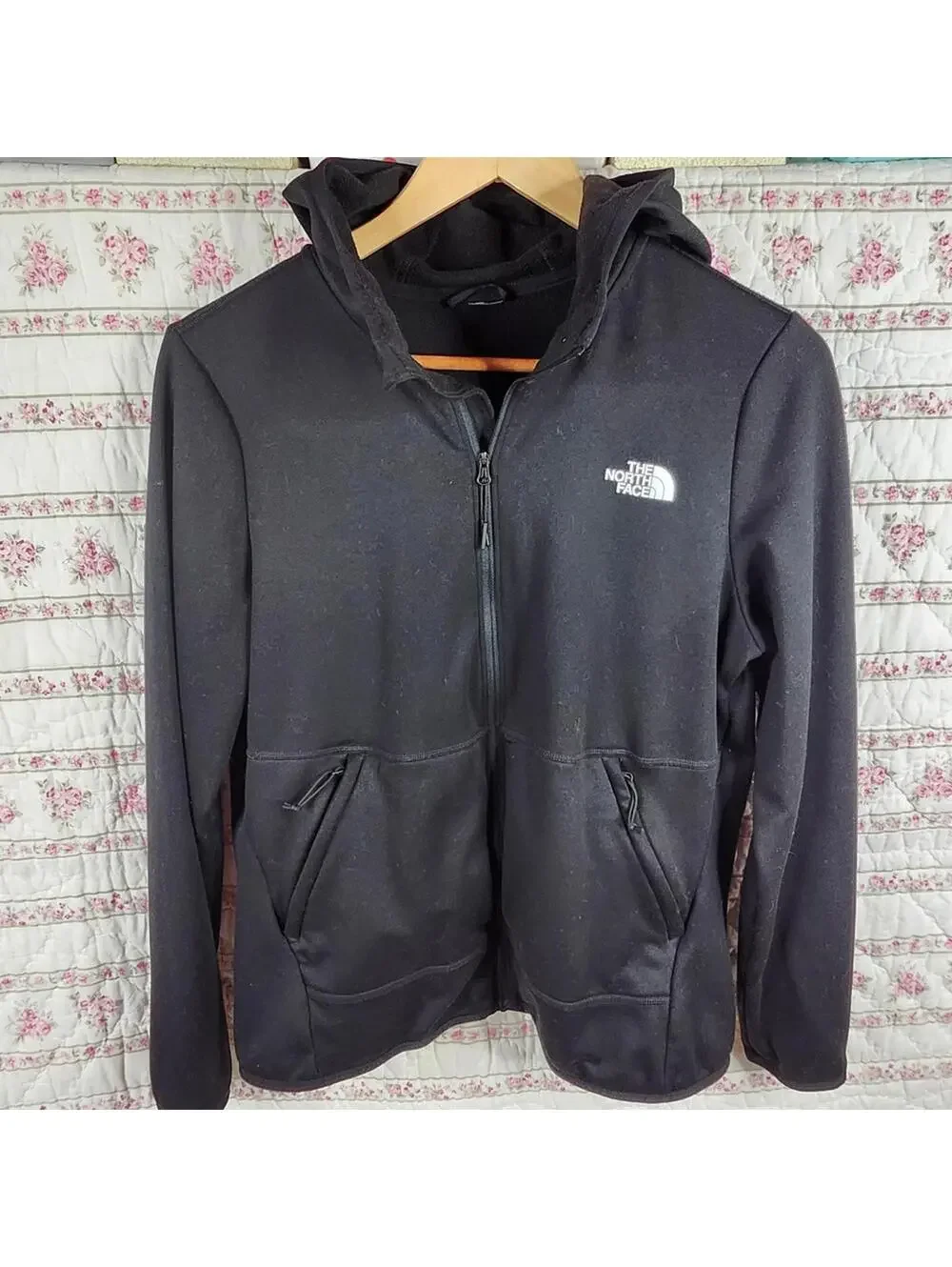 The North Face Women's Black Fleece Jacket Hoodie